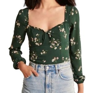 Abercrombie NWOT Floral Print Top